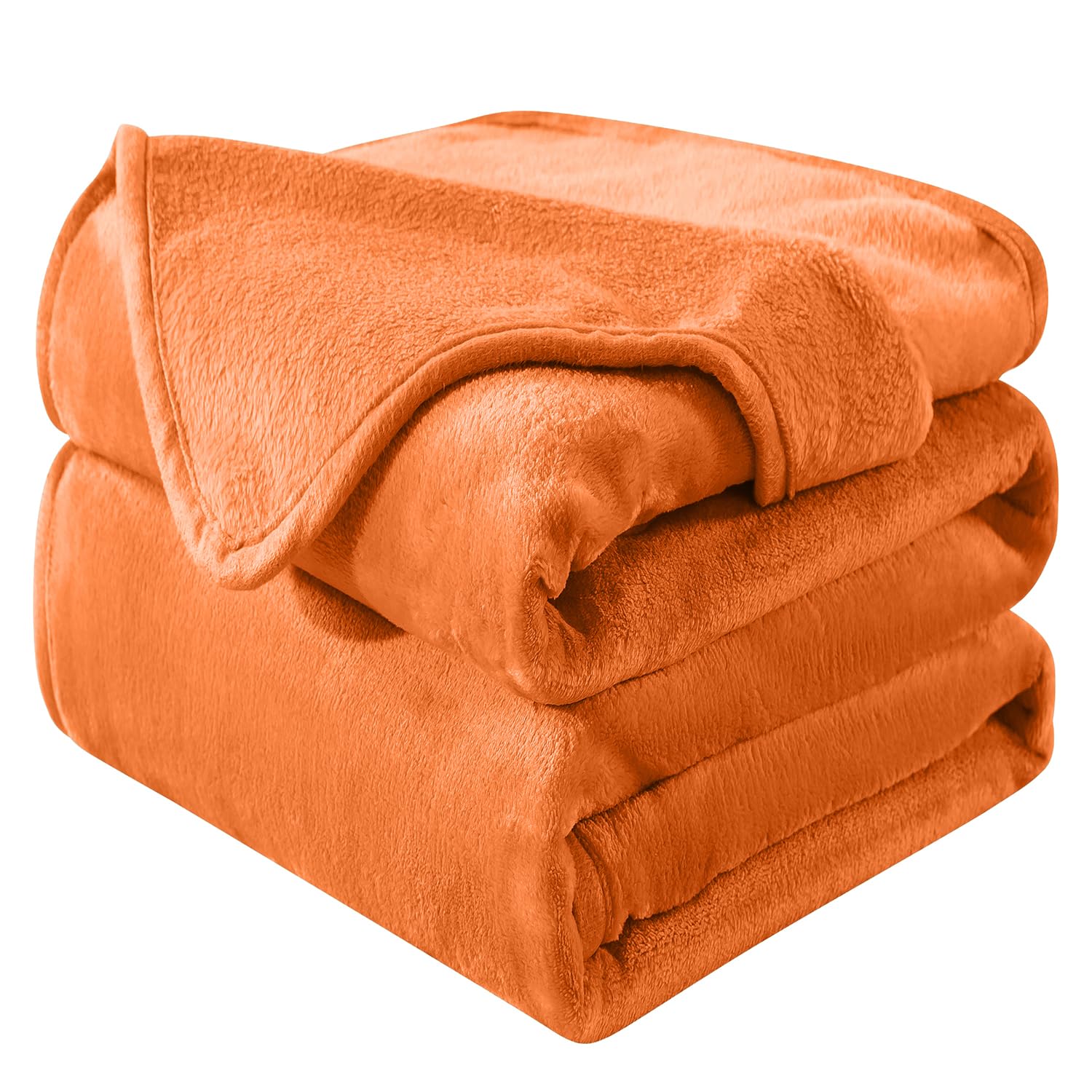 HOZY Fleece Blanket, 130 x 150cm Fleece Velvet Plush Bed Blanket, Soft, Lightweight, Warm and Cozy Blanket as Bedspread