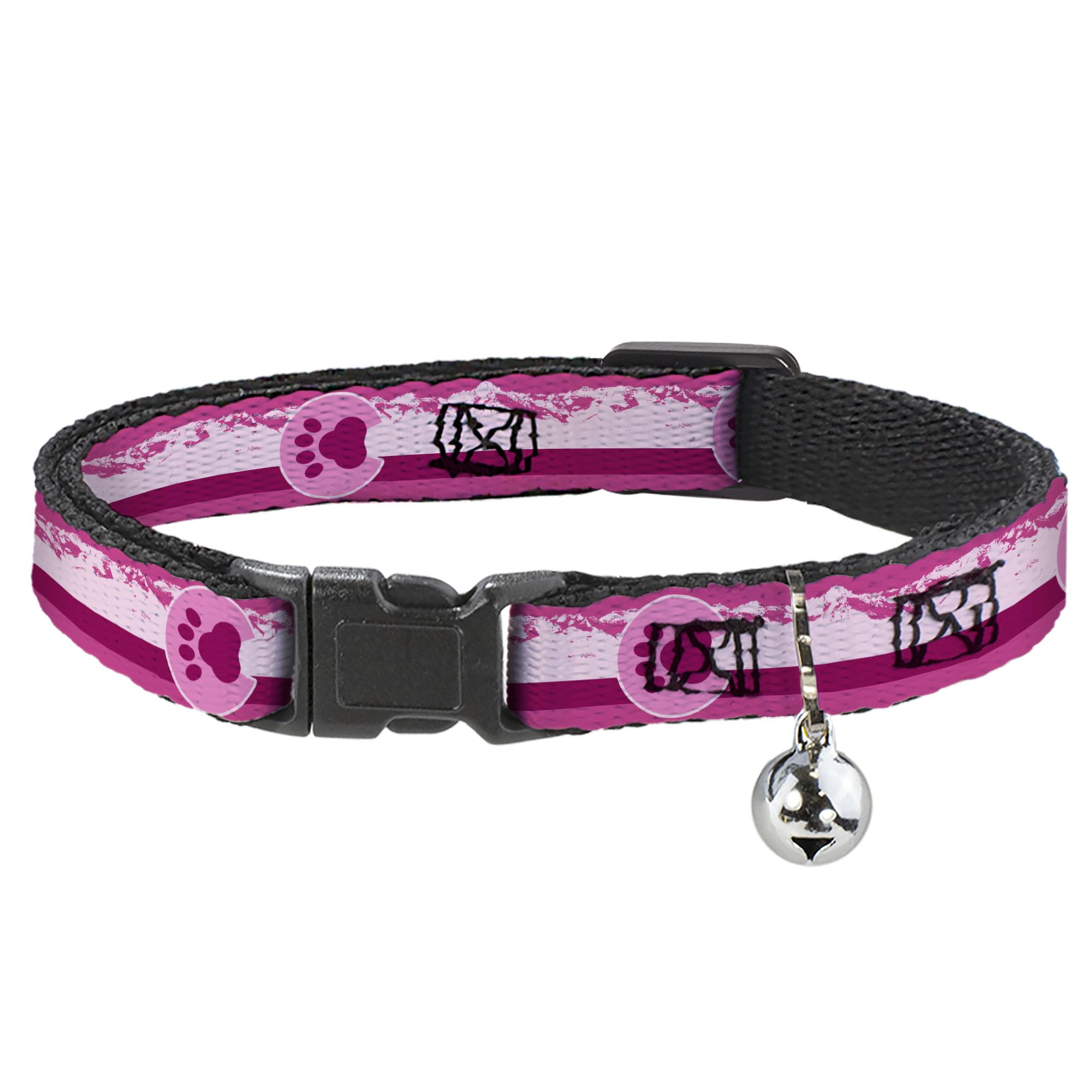 Collar para Gato con Cierre Antiahorro Buckle-Down BAC-W35529-NM Mediano Evita Enganches