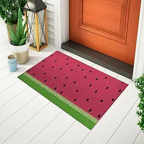 Tapete Divertido Para Porta Capacho Criativo e Decorativo Entrada - Melancia Gigante Ca1460