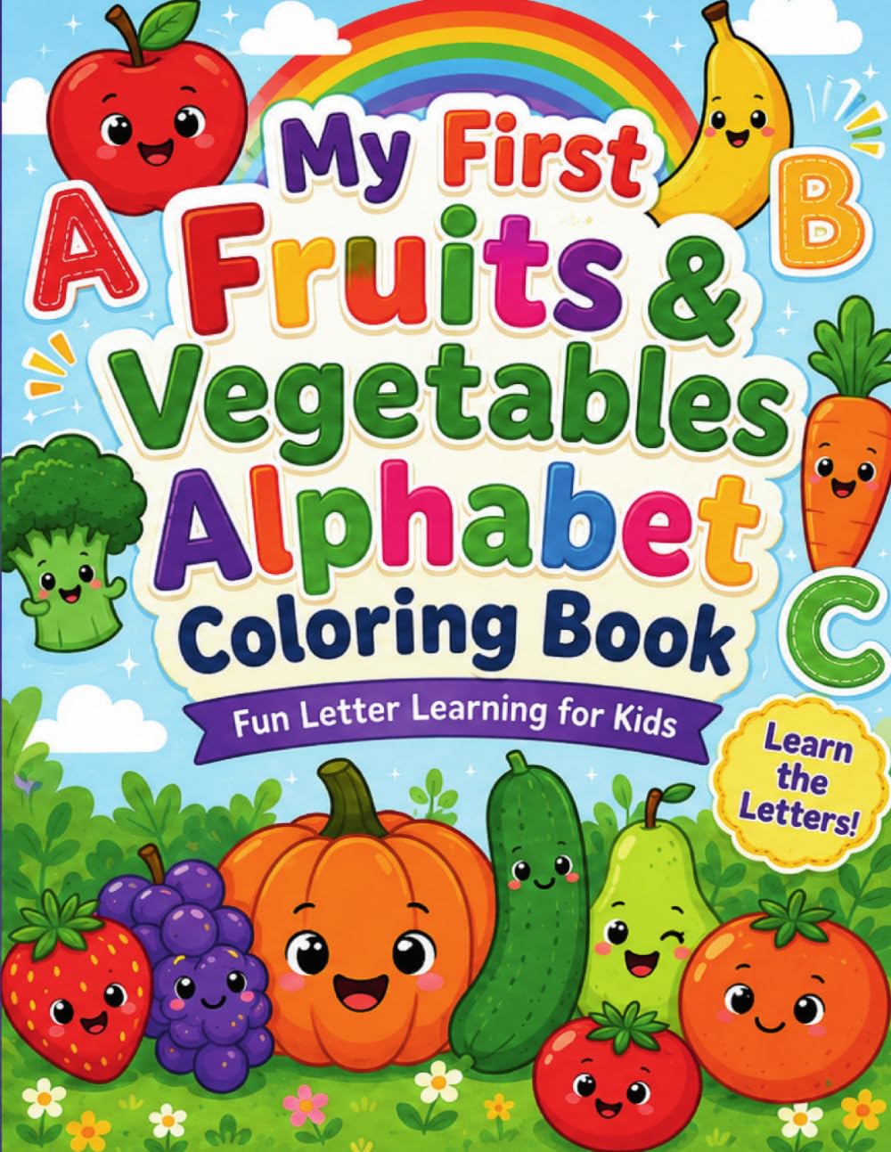 My first fruist and vegetables: Learn Letters, Color Fruits & Vegetables, and Have Fun