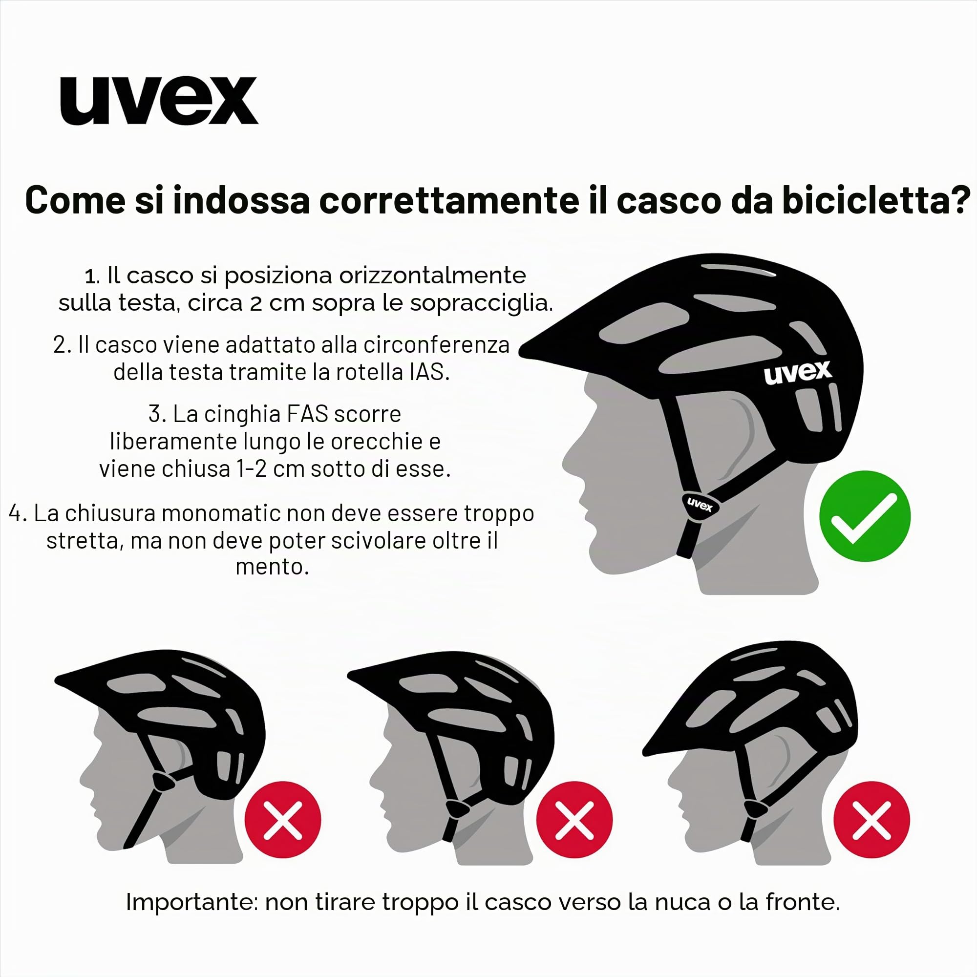 uvex quatro, casco bicicletta Unisex adulto