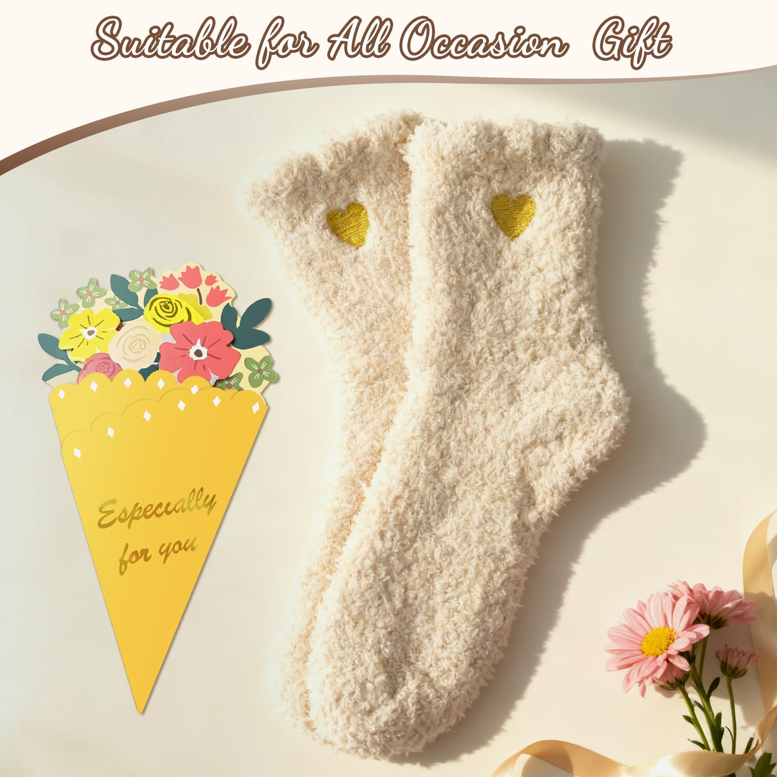 Birthday Gifts for Women Teen Girls, Unique Happy Graduation Gift Baskets for Her, Thank You Teacher Self Care Get Well Present Set, 14pcs Cute Daisy Box for Friend SisterGirlfriend Coworker(Yellow)