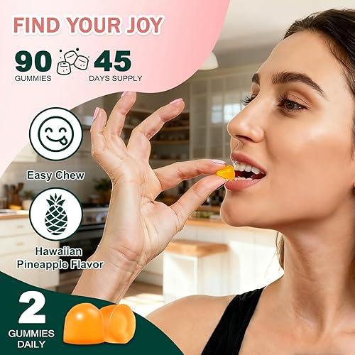 Miniatura 5 de Decatela 90 gomitas de equilibrio femenino prémium para mujeres, con probióticos, equilibrio del pH y apoyo inmunológico + control de olores, sabor