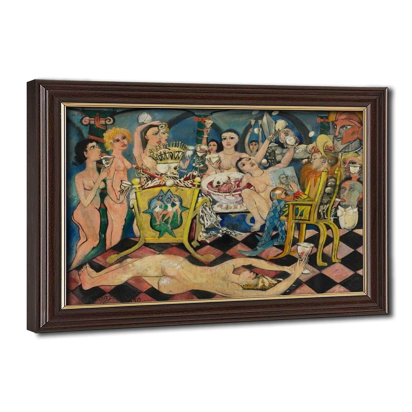 Impression toile The Jester Philip Evergood pour embellir un mur de bureau vide - 8