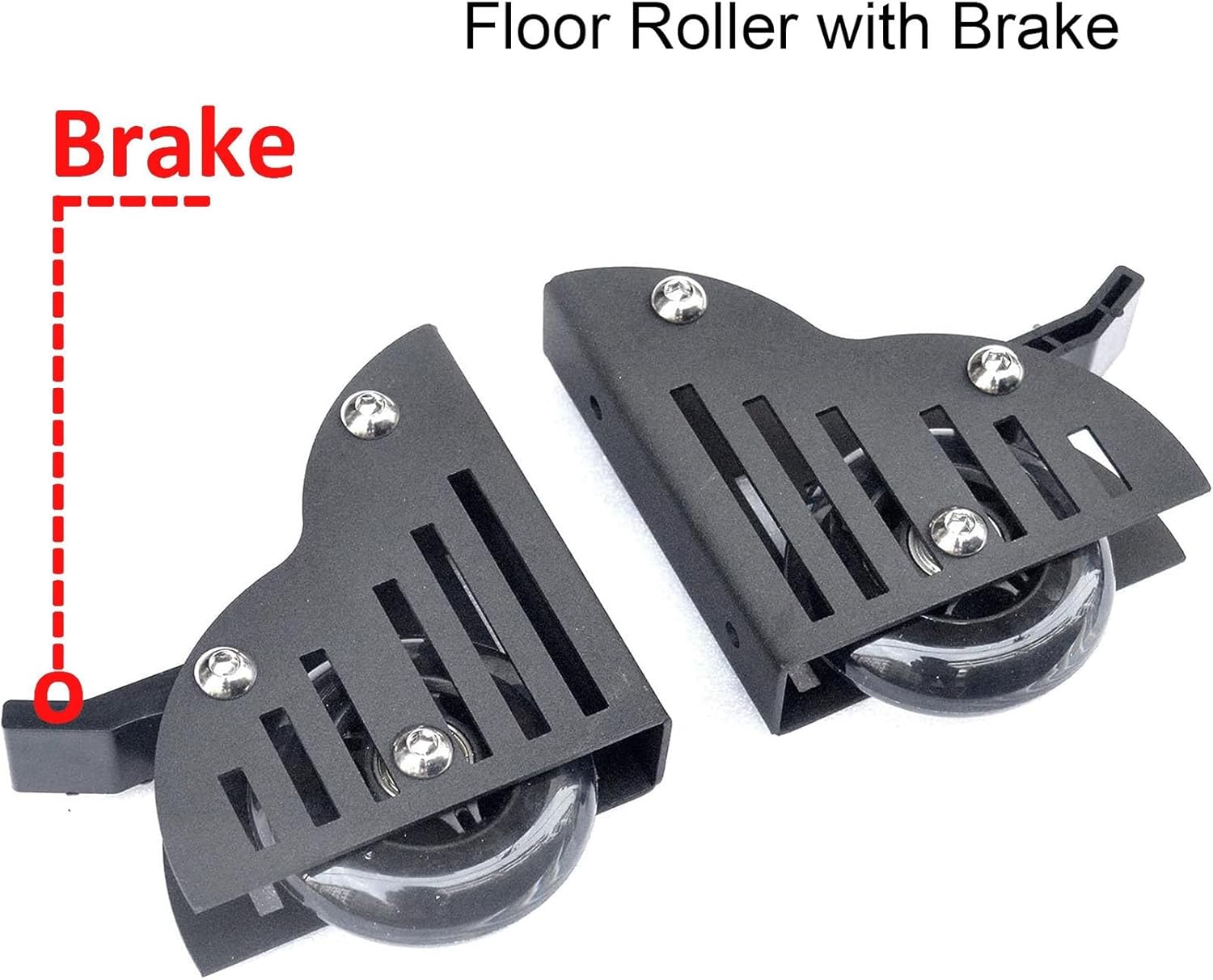 Sliding Ladder Track Kit - Premium Rolling Library Hardware with Floor Wheels (Brake Included) - 3.3FT to 26.2FT - Hook On, Easy Installation