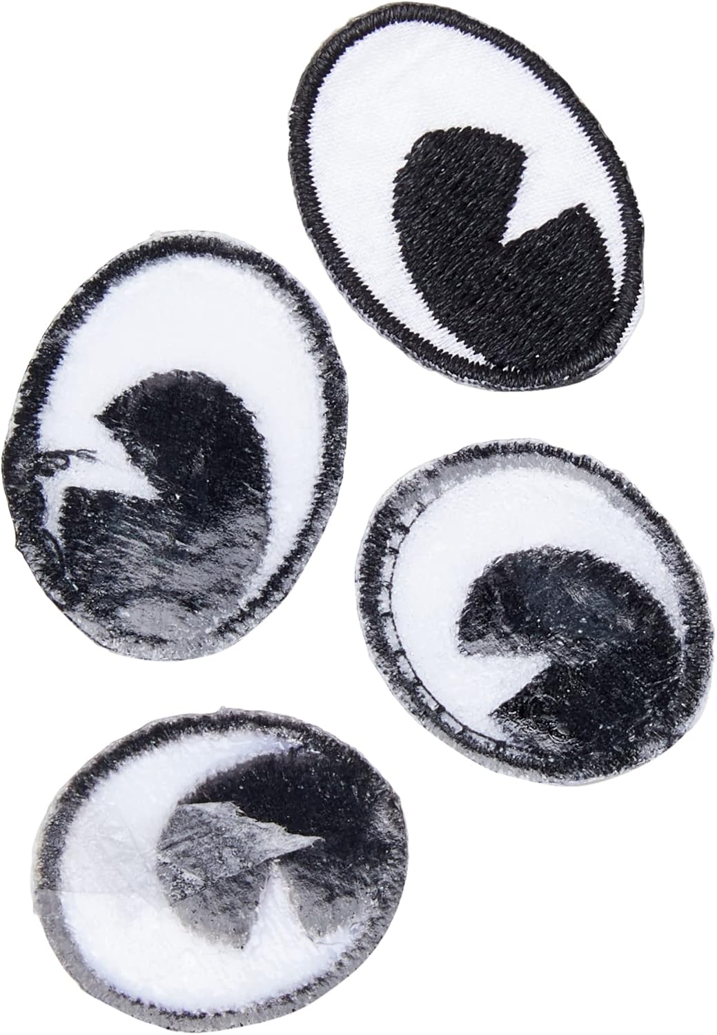 'Glorex Eye See You Eyes 1 2 Pair Iron on Sew on Back Patch Multi, Multi, 11 x 9 x 0.2 cm