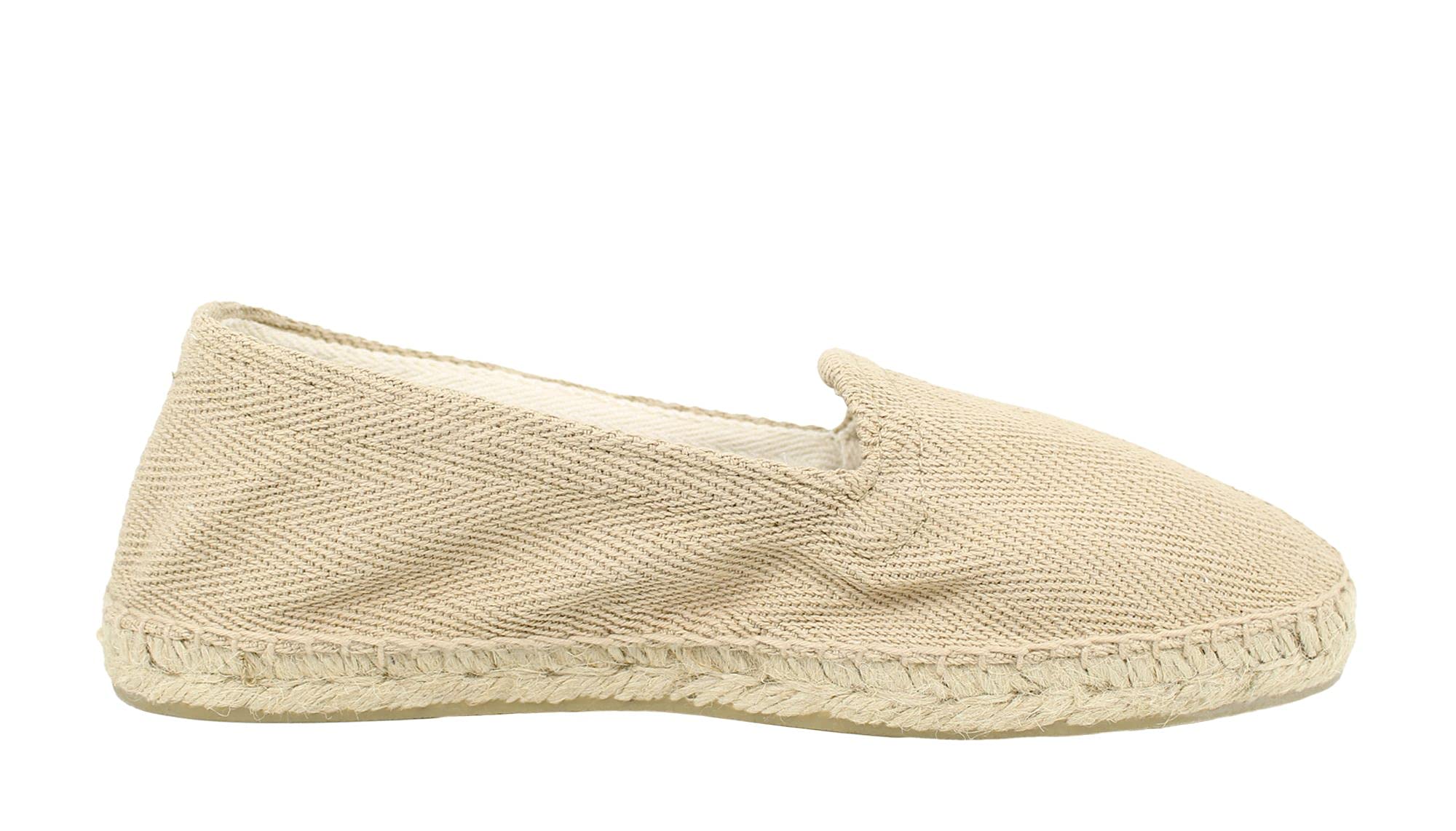 Desconocido Espadrillas Tela Spiga con suola in juta e gomma