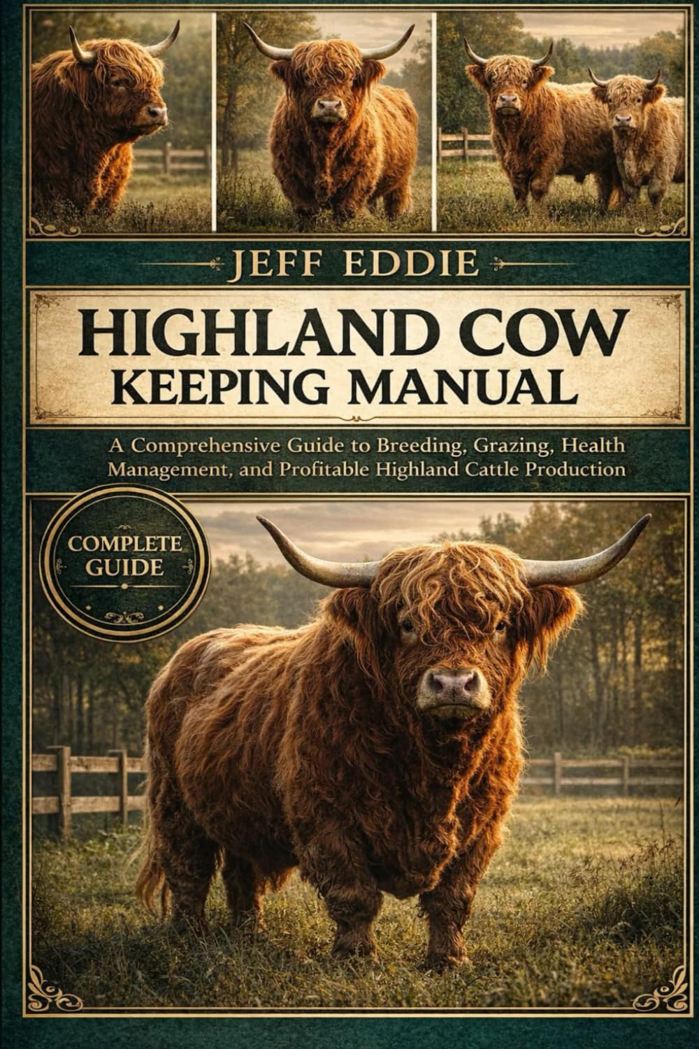 HIGHLAND COW KEEPING MANUAL: A Comprehensive Guide to Breeding, Grazing, Health Management, and Profitable Highland Cattle Production