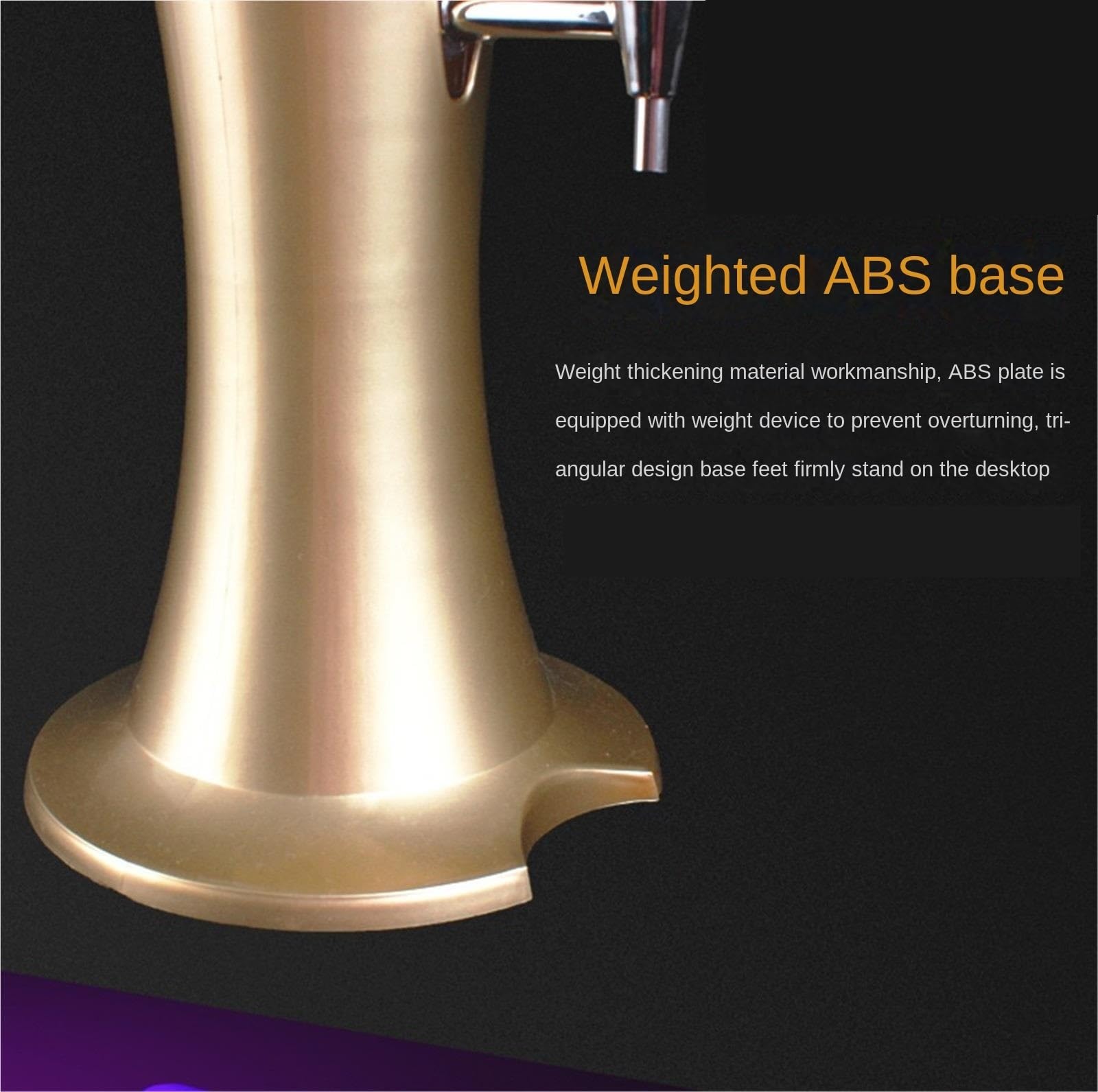 Distributeur de Boissons Beer Tower 3 L avec lumières LED colorées (Argent)