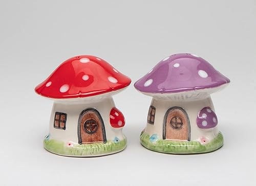 Miniatura 4 de 21021 Salero y pimentero colorido de la casa de hongos