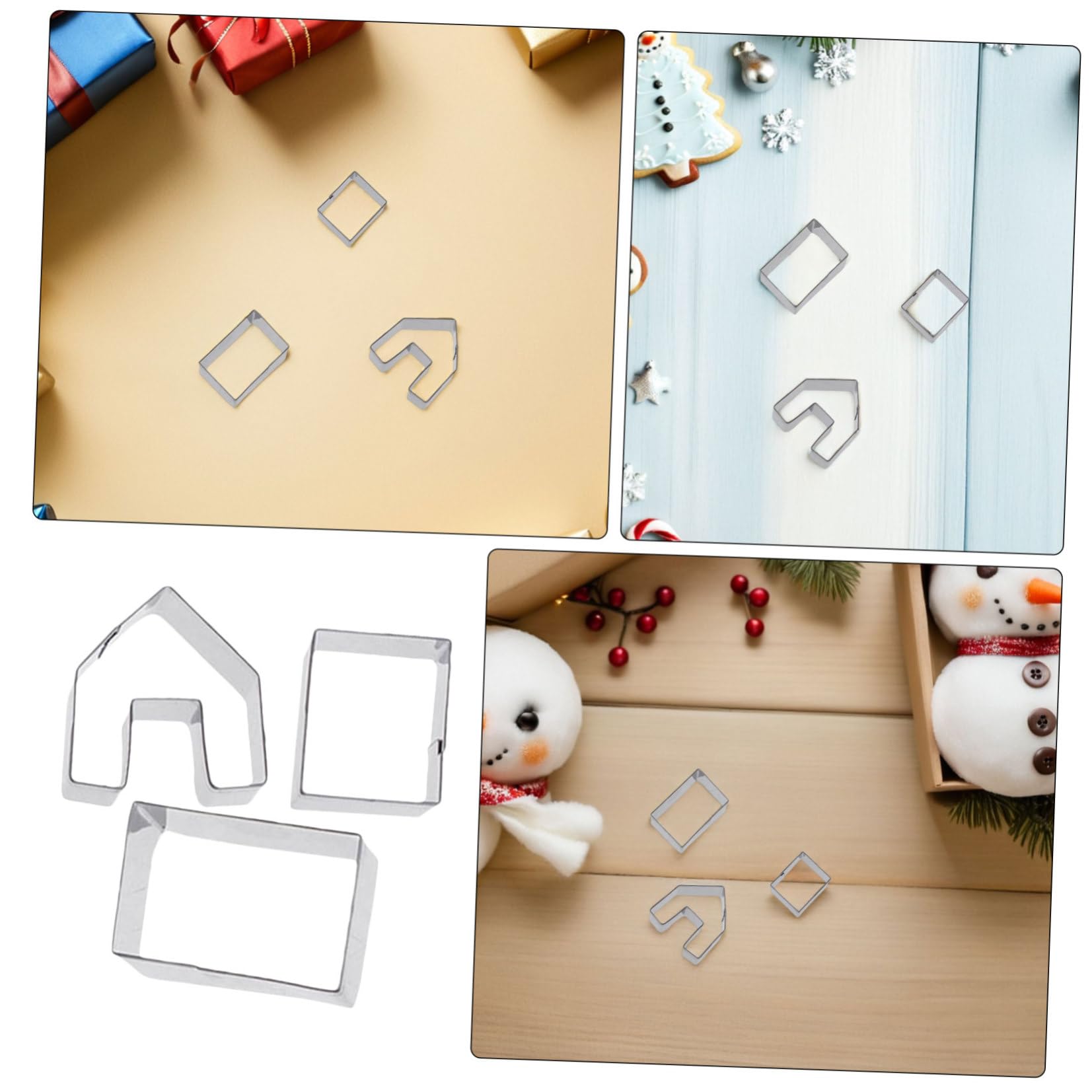 5 Juegos Molde Para Pastel De Casa De Jengibre Molde Para Galletas Navideñas Cortador De Galletas Para Hornear Para Decoración De Pasteles De Navidad