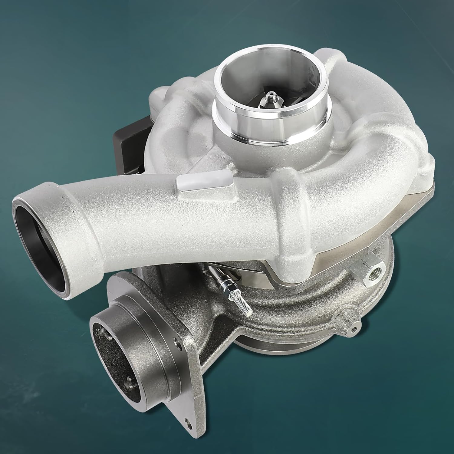 Turbo Turbocharger Kit with Gasket Low Pressure Compatible with Ford F-250 F-350 F-450 F-550 Super Duty 2008-2010, 6.4L, Replace# 8C3Z6K682B