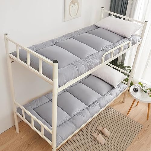 ZYFAB Cubrecolchón grueso de tamaño individual, protector de colchón acolchado suave enrollable, colchón plegable para suelo cama tatami, G, 39.4 x