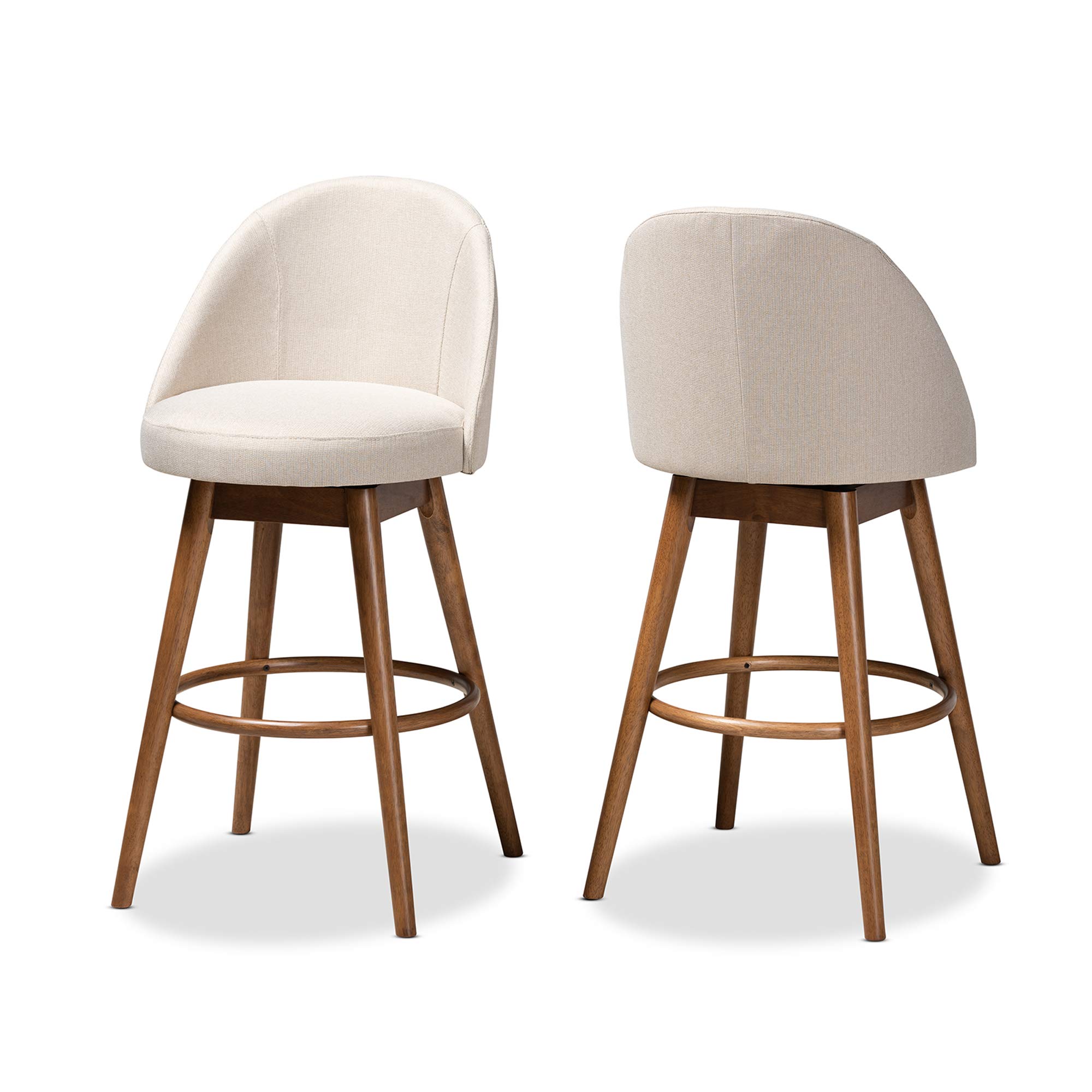 Amazoncom Baxton Studio Bar Stool 2 Piece Set