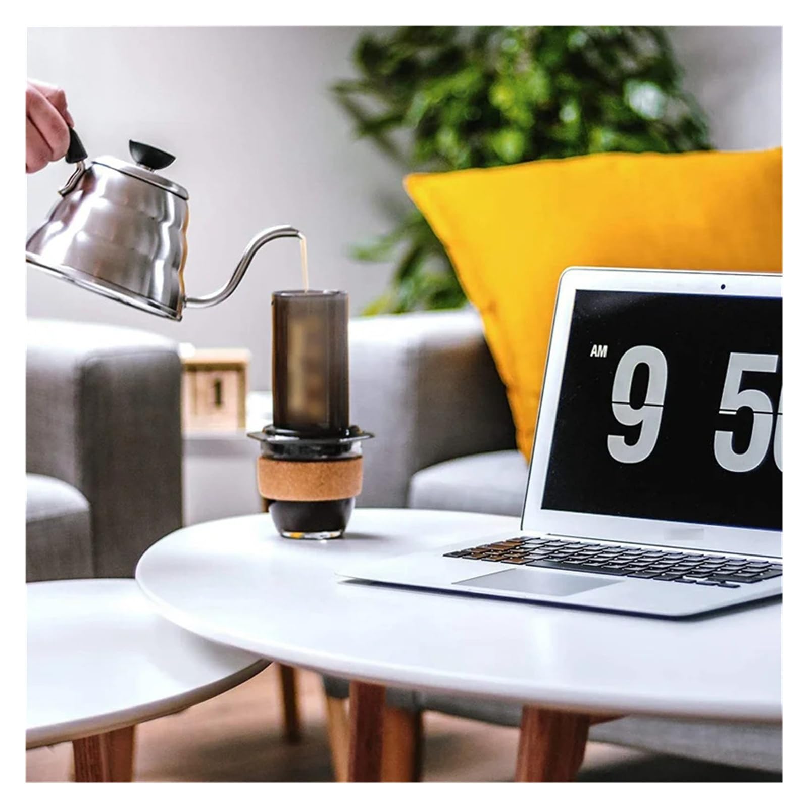 Runde Einwegfilter For Kaffeemaschinen, Kompatibel Mit Aerobie, Kompatibel Mit Aeropress, Kaffee-Ersatz-Papierfilter, 2100 Stück