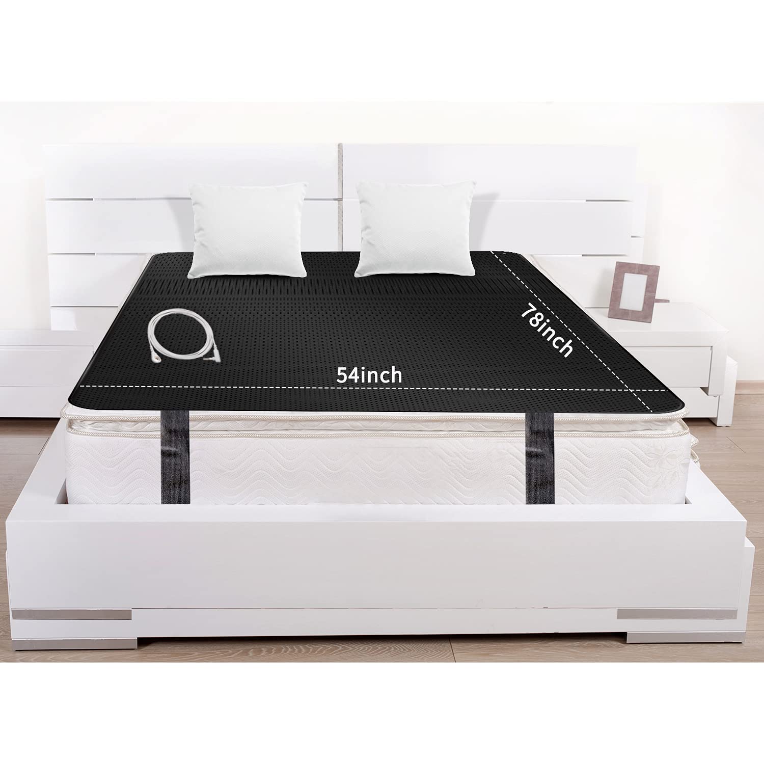 Buy Therapy Grounding Mat Breathable Grounding Sheet for Bed Grounding