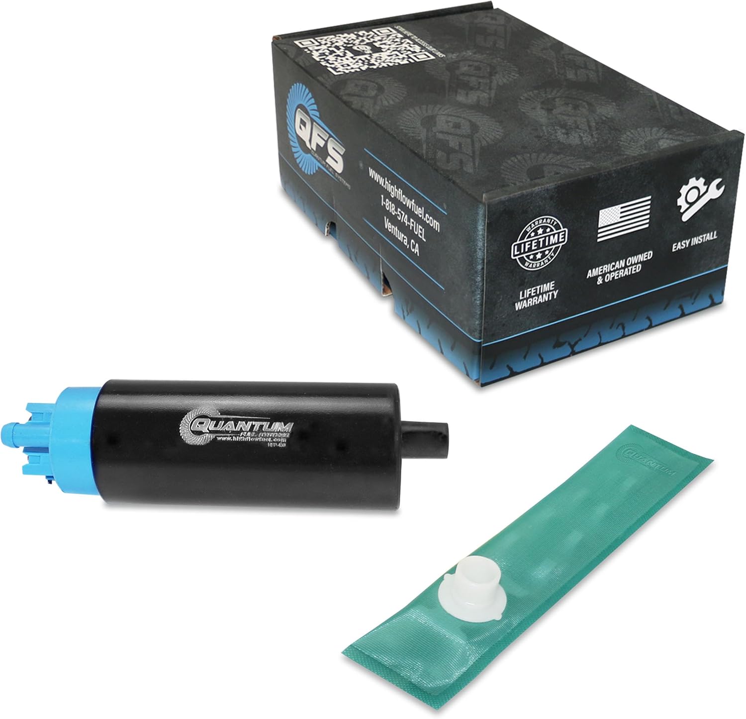 QFS Fuel Pump for BMW K75, K75S, K75RT, K1100LT, K1100RS (1986–2005), Replaces 16141341231, 16121464696