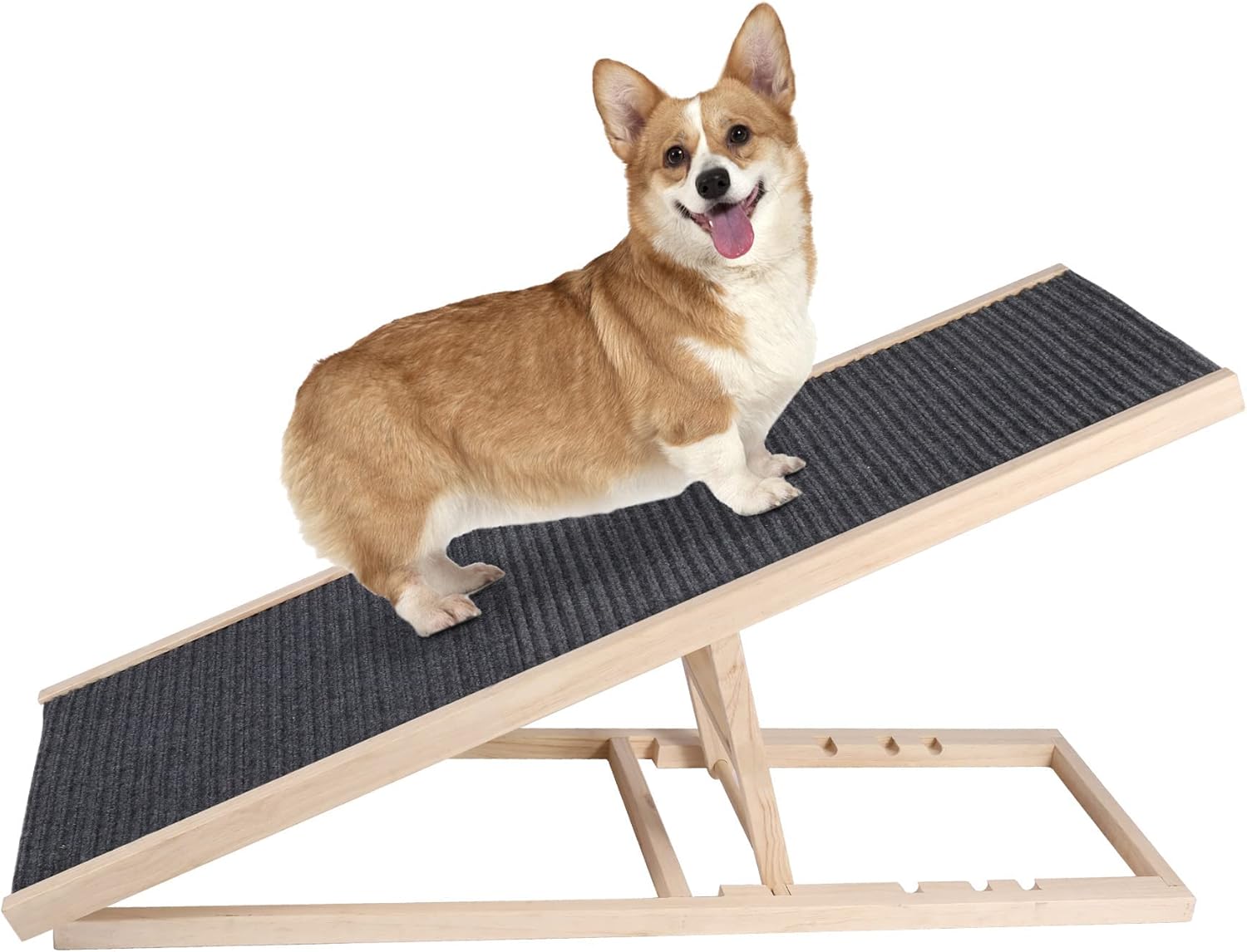 Stonehomy Adjustable Dog Ramp for High Beds Couch, 39.3