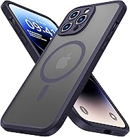 Vista 314 de ImpactStrong Magnetic Guard Designed for iPhone 14 Pro Max Case [Camera Protection] [Military Grade Drop Tested] [Compatible with MagSafe] Slim Black