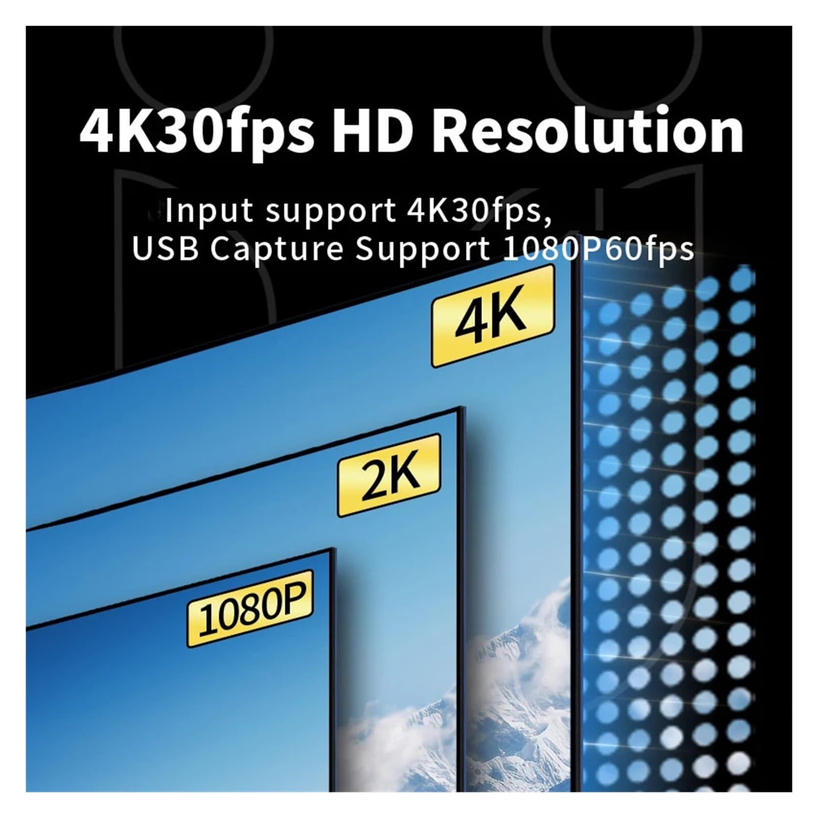 Scheda di acquisizione Video 4K 1080P 60fps for Telecamera USB 3.0 con Ingresso a 4 canali for Streaming Live