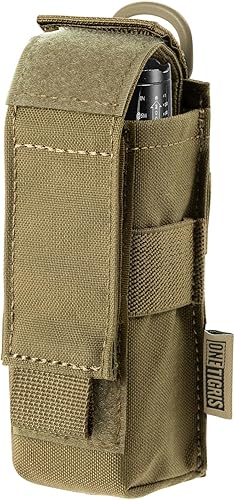 OneTigris Funda de linterna táctica Molle 1000D Cordura Nylon linterna bolsa titular disponible en Yaxa Colombia