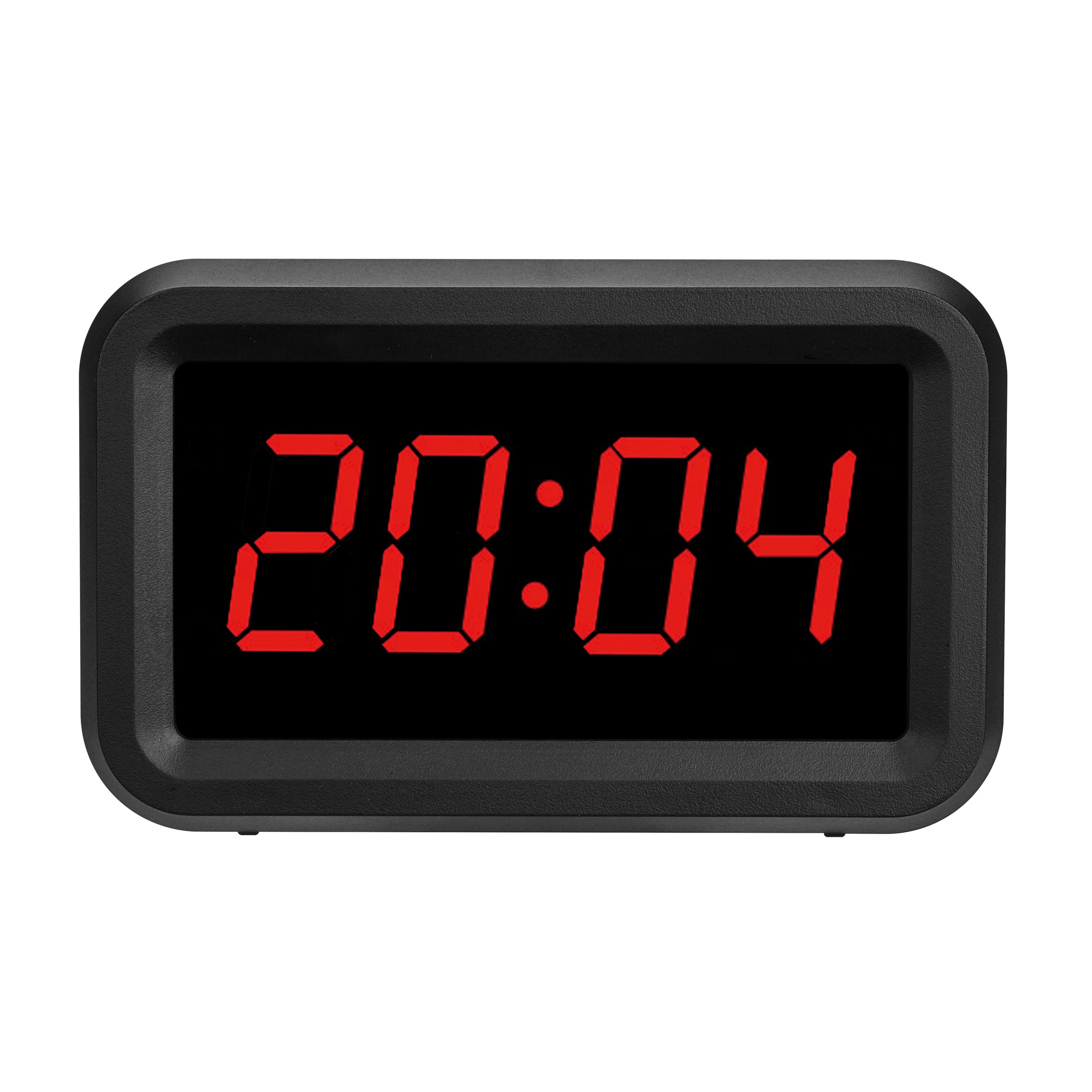 TFA Dostmann Cyfrowy budzik, 60.2038.01, przełączanie między hybrydowymi diodami LCD LED, zasilany bateriami, z alarmem budzika + funkcją drzemki, z 2 poziomami jasności, funkcją ściemniania (LED),
