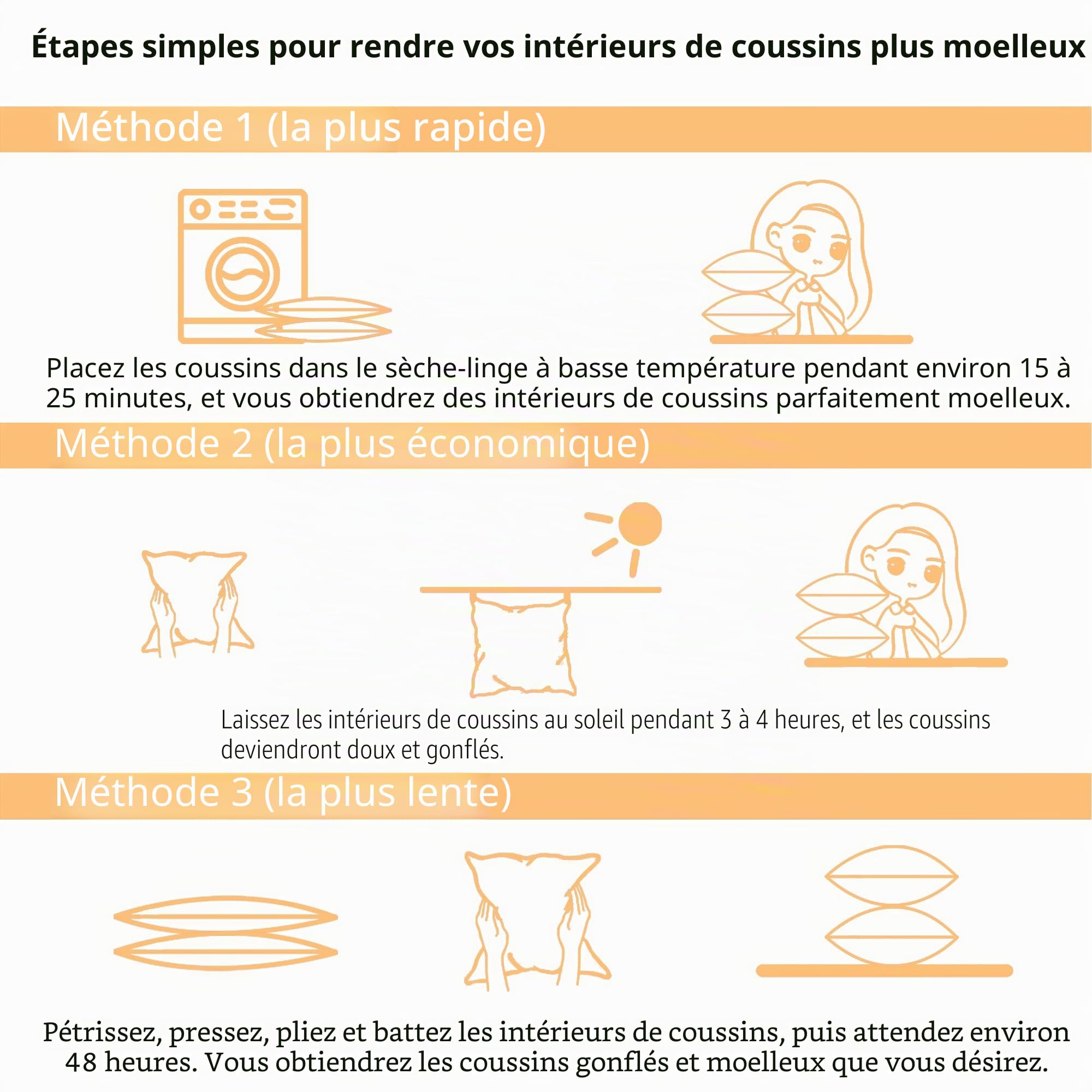 Lot de 4 coussins d'extérieur imperméables - 55 x 55 cm - Pour canapé, meubles de jardin, patio - Coussins carrés et décoratifs blancs