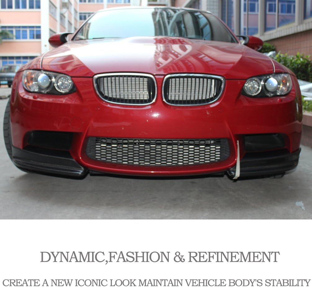 Carbon Fiber Material Front Splitters Flaps Aprons fits BMW 3 Series E90 E92 M3 2008-2013