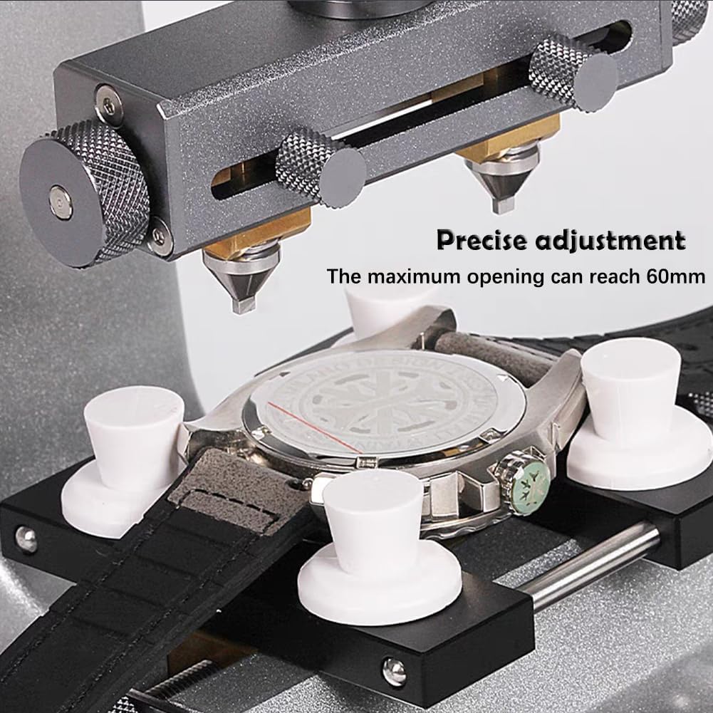 Herramienta para Abrir La Tapa Trasera De La Caja del Reloj: Herramienta Profesional De Escritorio para Extraer La Base Metálica para La Reparación Y Fabricación De Relojes, Diseño De Precisión