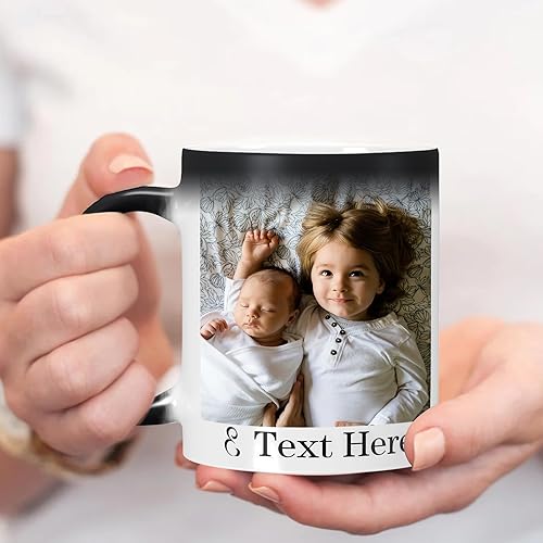 Miniatura 3 de Taza de café mágica personalizada con foto sensible al calor, taza de café personalizada que cambia de color, taza de café novedosa, regalos para