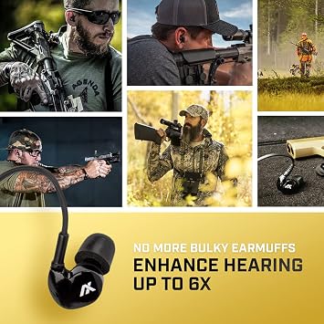 Axil GS Extreme 2.0 Wireless Tactical Earbuds Black