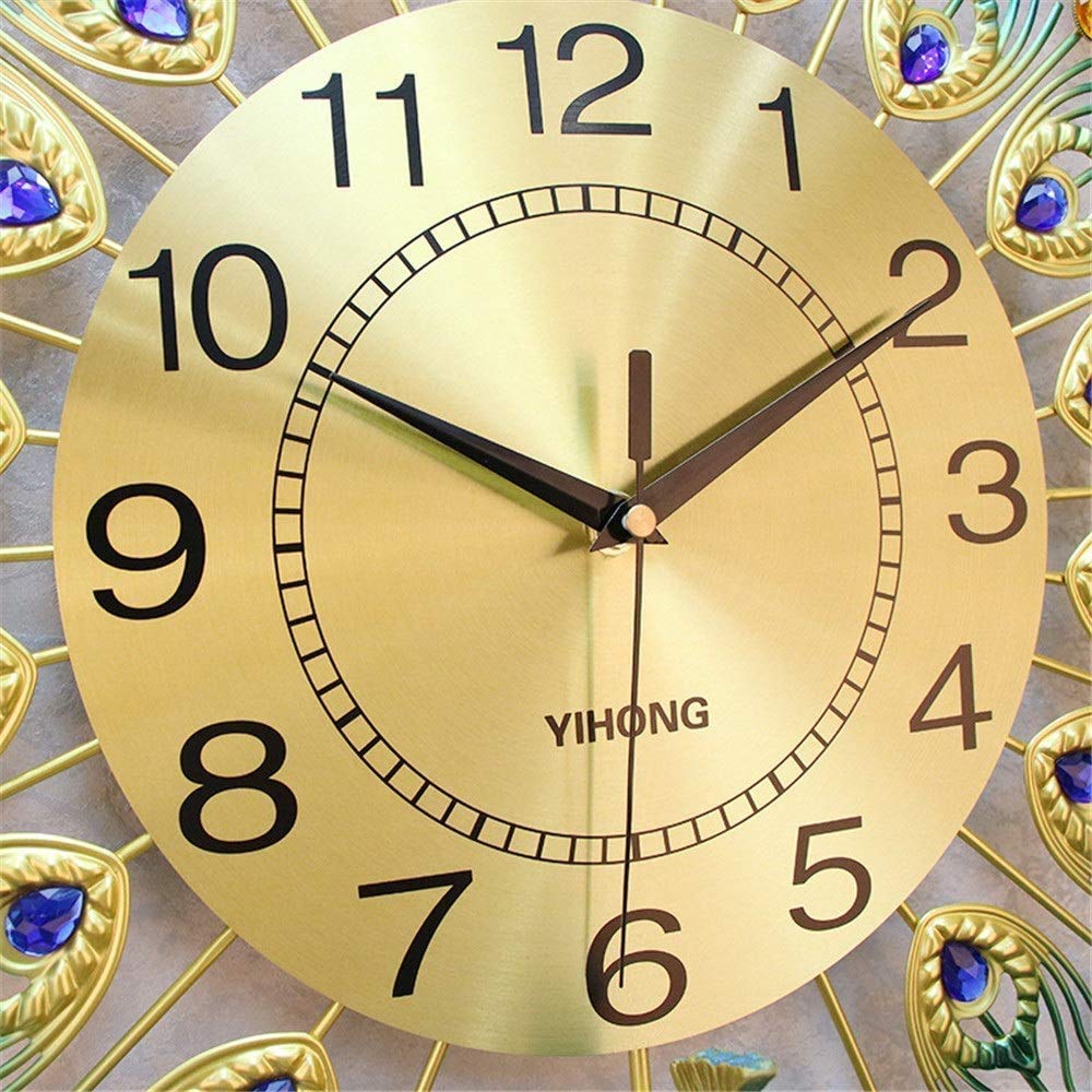 Amazon.com: Wall Clock Peacock Wall Decoration Modern Wall Clock