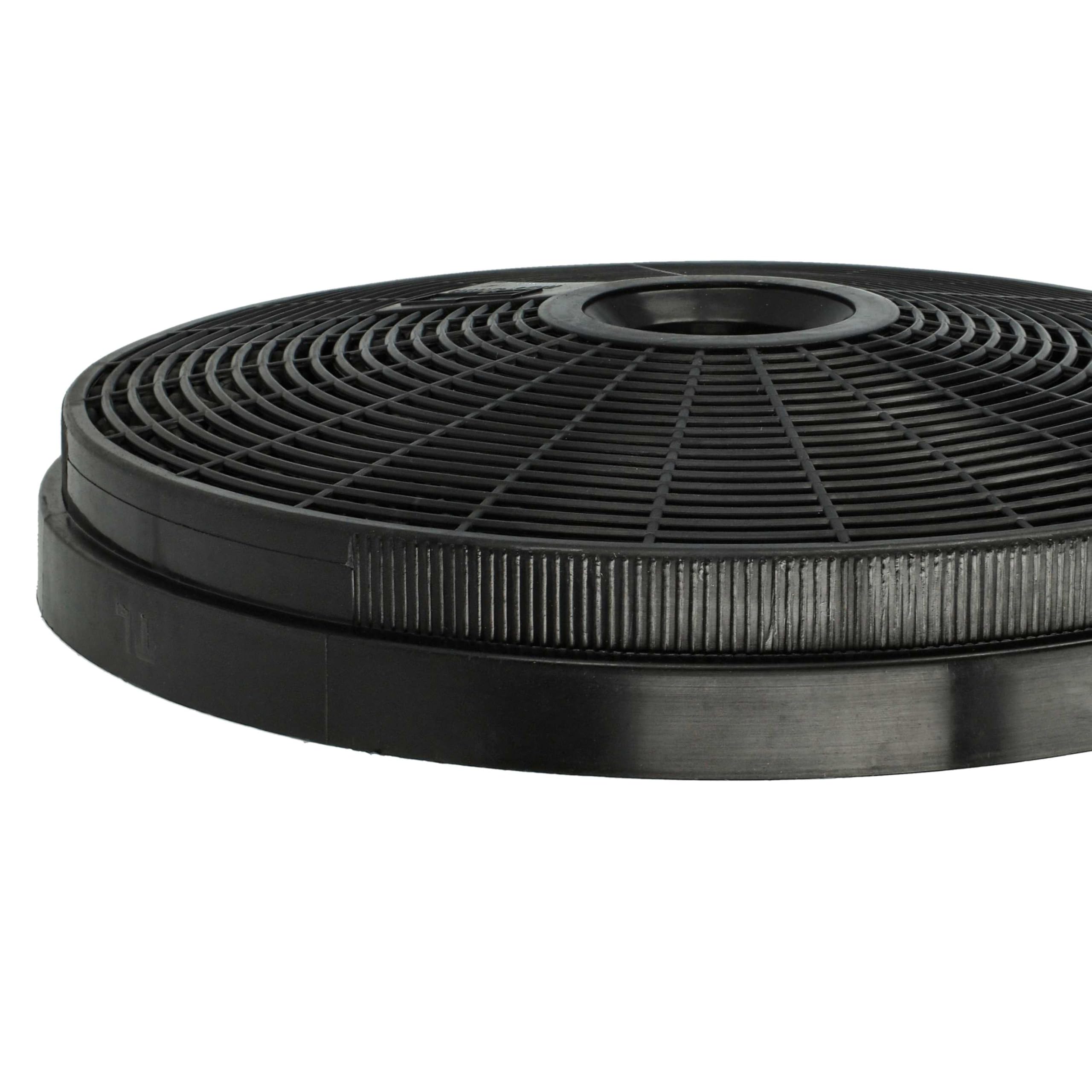 vhbw 10 x filtr z węglem aktywnym kompatybilny z Whirlpool 208156304413 PRF0086 852523101710 okap kuchenny - 20 cm