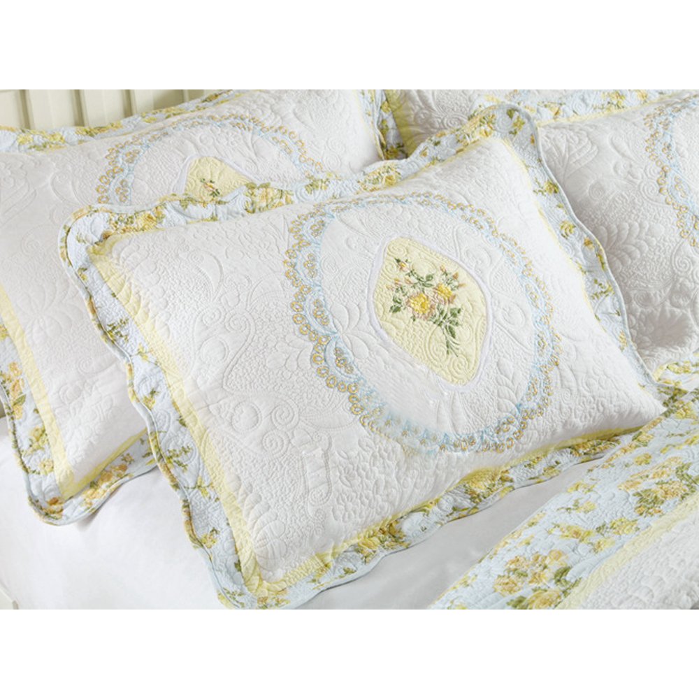 Amazon｜MEIQB 刺繍 ベッドキルト 北欧 高級カバー おしゃれ