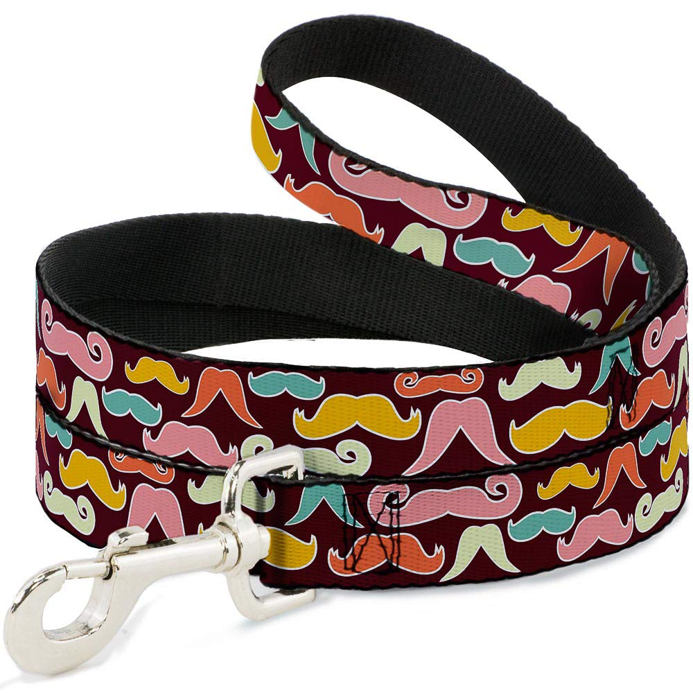 Laisse pour animal domestique Buckle-Down moustaches pastel
