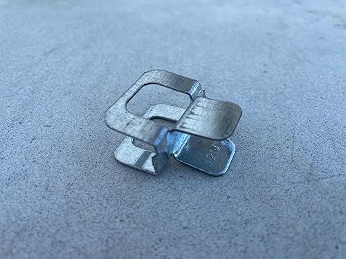 Miniatura 7 de Sandbaggy 1000 clips de madera contrachapada H para techos, revestimiento de borde de panel, acero de calibre 20, galvanizado por inmersión en