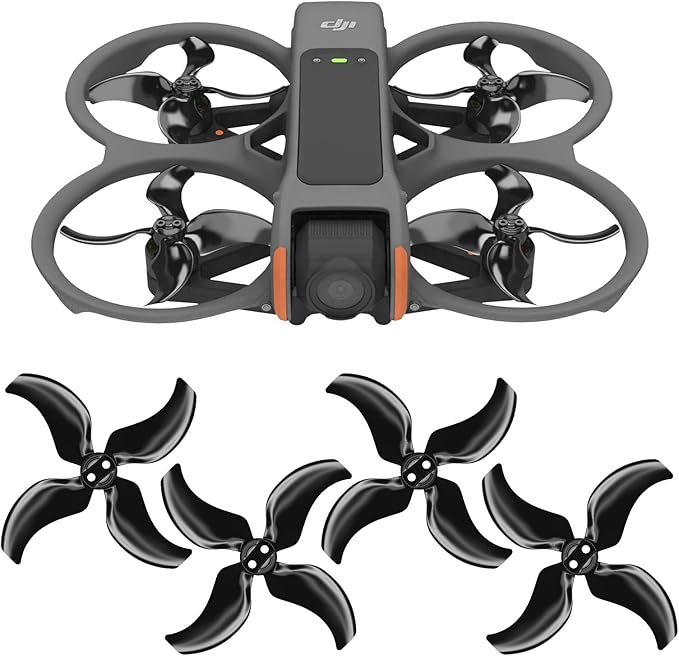 Master Airscrew Stealth Propellers for DJI Spark - Red, 4 pieces