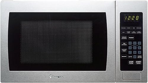Magic Chef MCM990ST 0,9 cu. Microondas de acero Inoxidable.