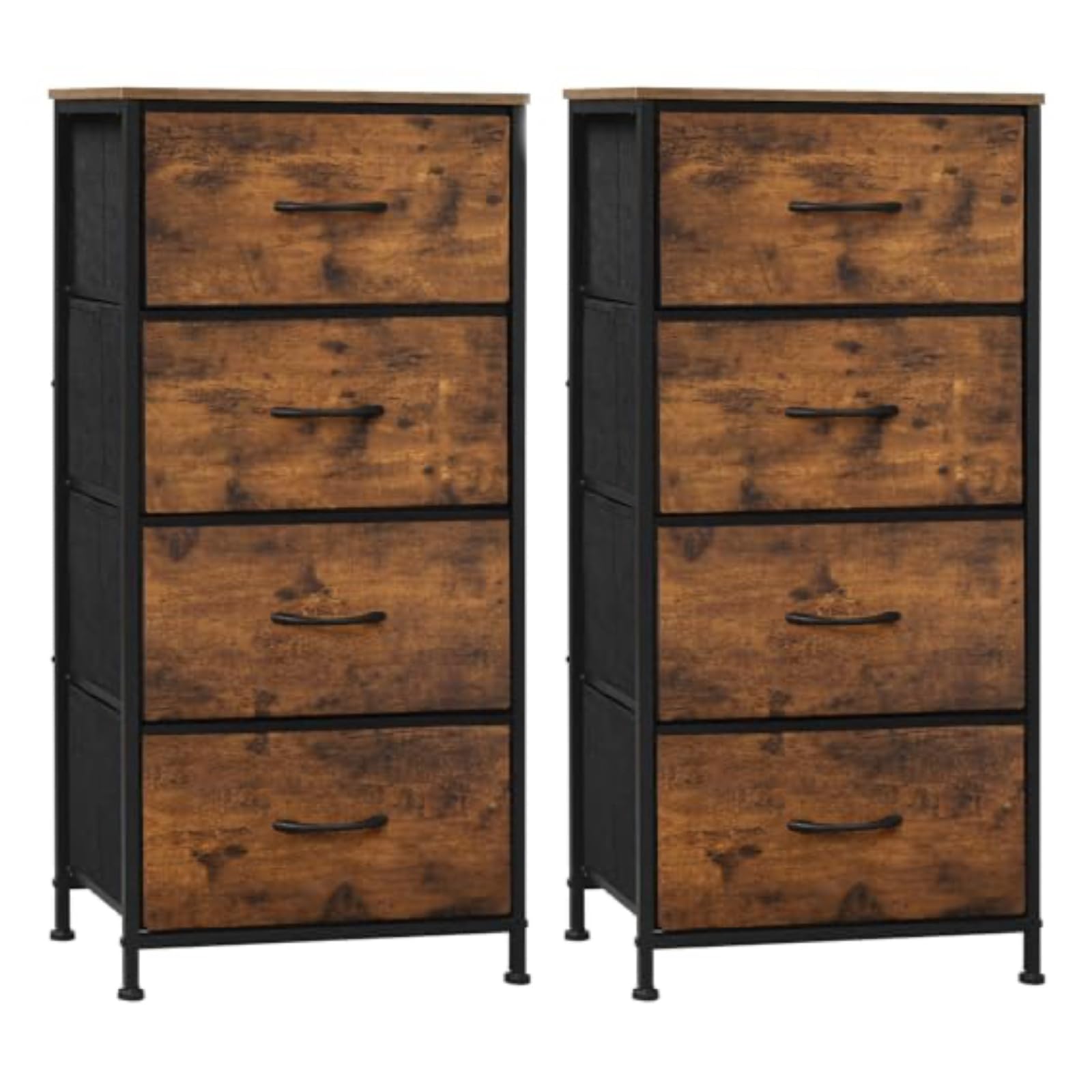 Woltu - Commode à 8 tiroirs en métal et bois d'ingénierie E1 Woltu - Commode à 8 tiroirs en métal et bois d'ingénierie E1