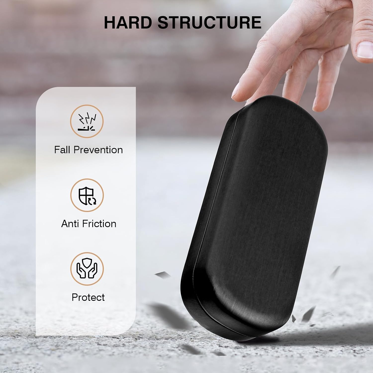 Marvolia Glasses Case Hard Shell Large Eyeglasses Case image 5