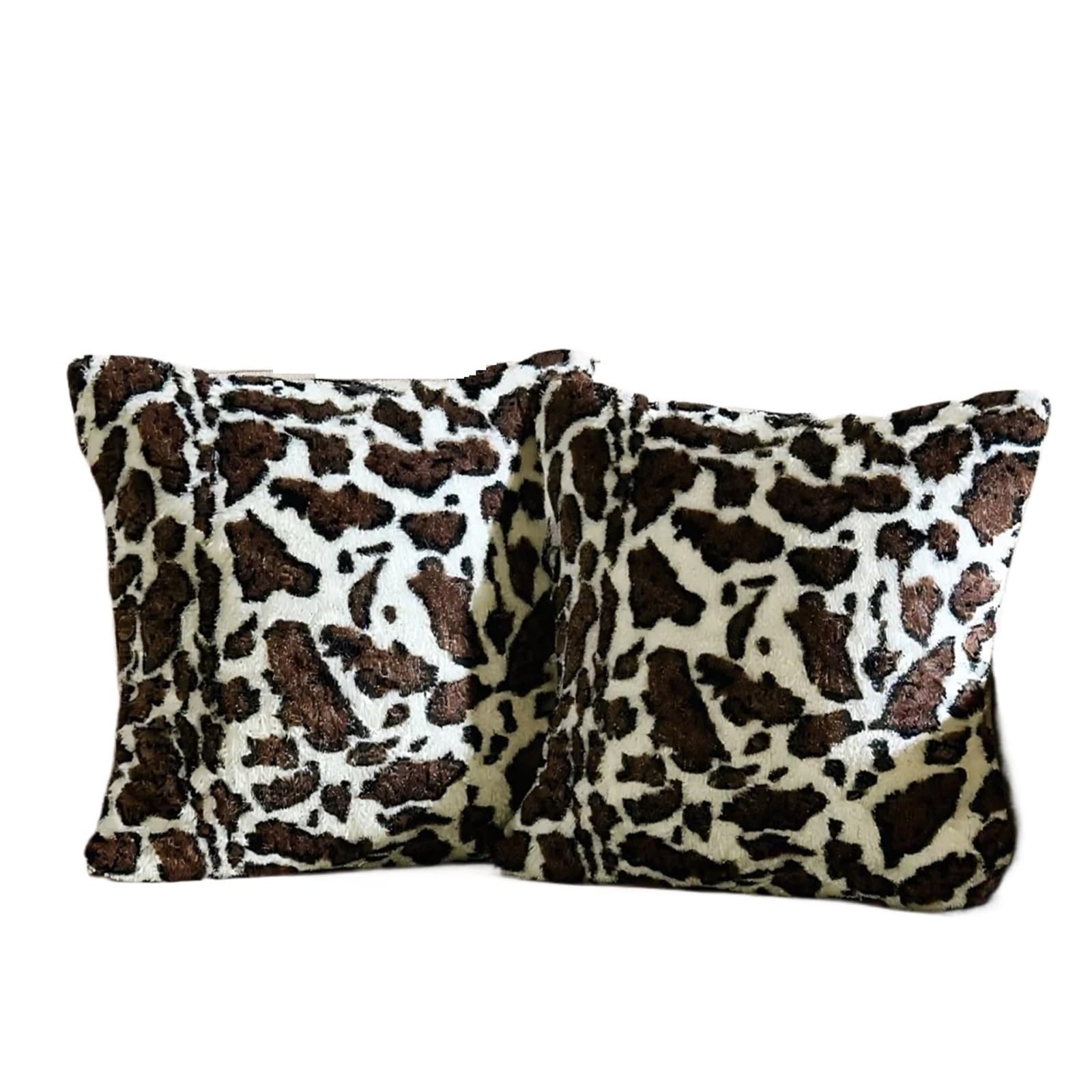 Pillow Covers 2pc Plush Pillowcase, Comfortable And Soft Leopard Print Throw Pillow Covers, Modern Personalized Decoration Square Pillowca(Color8)