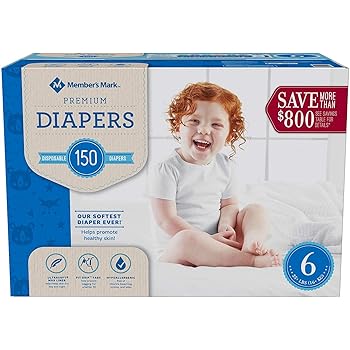 sam's club diapers size 6