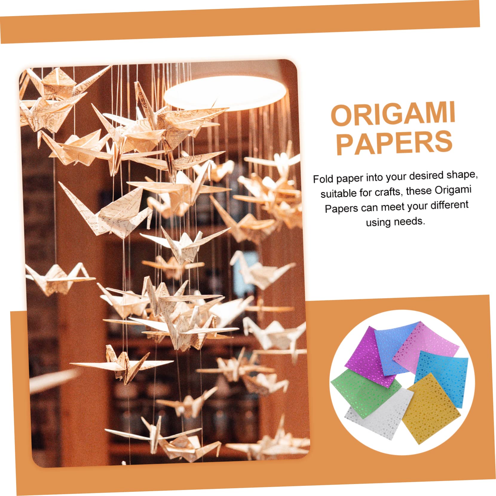 Holibanna 3 Series Papel De Origami Doble Cara Para Manualidades Diy Para Decoraciones Papel De Plegado Y Resistente Material De Manualidades 112 Piezas*3