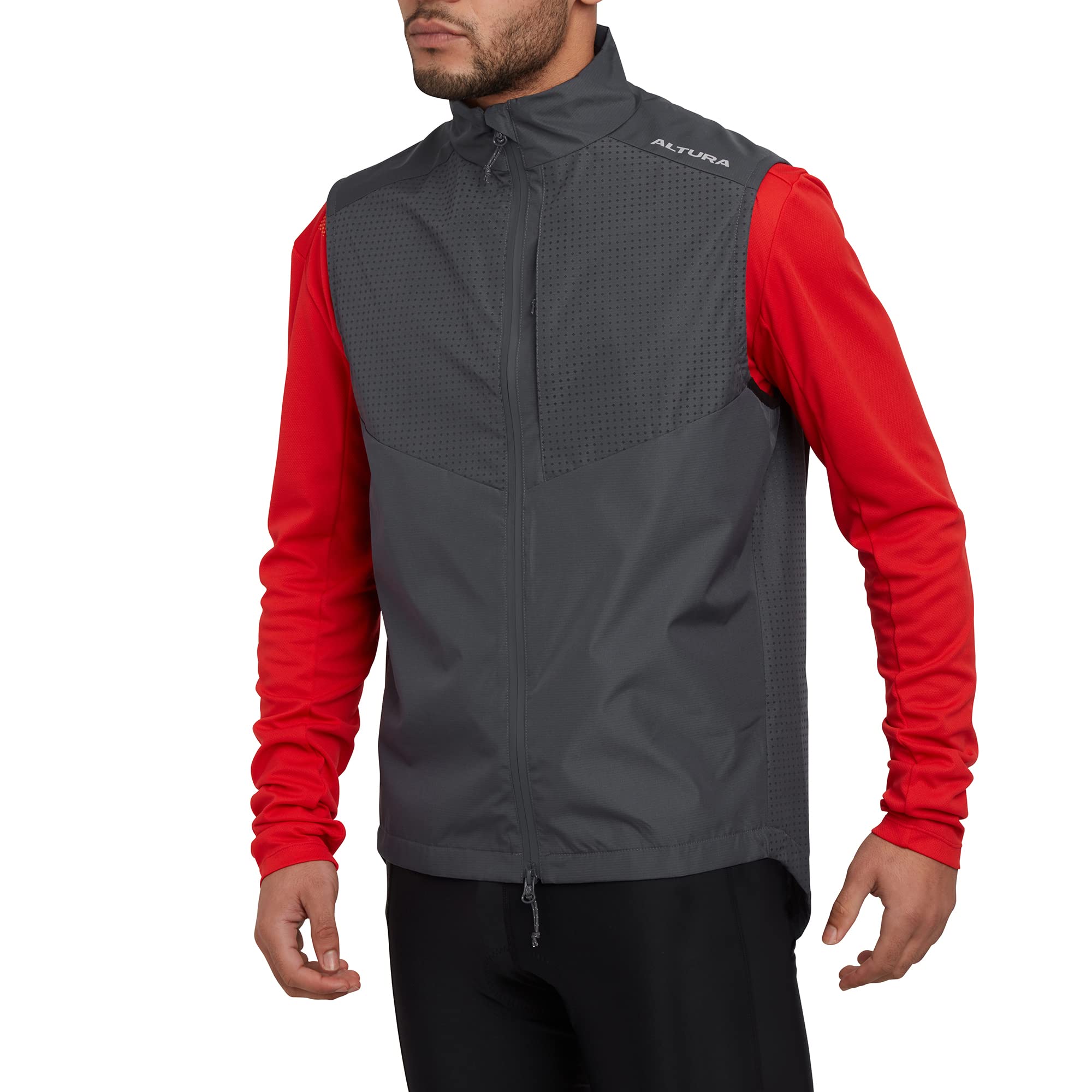 Altura Nightvision Storm Thermal Gilet: Slate, XL