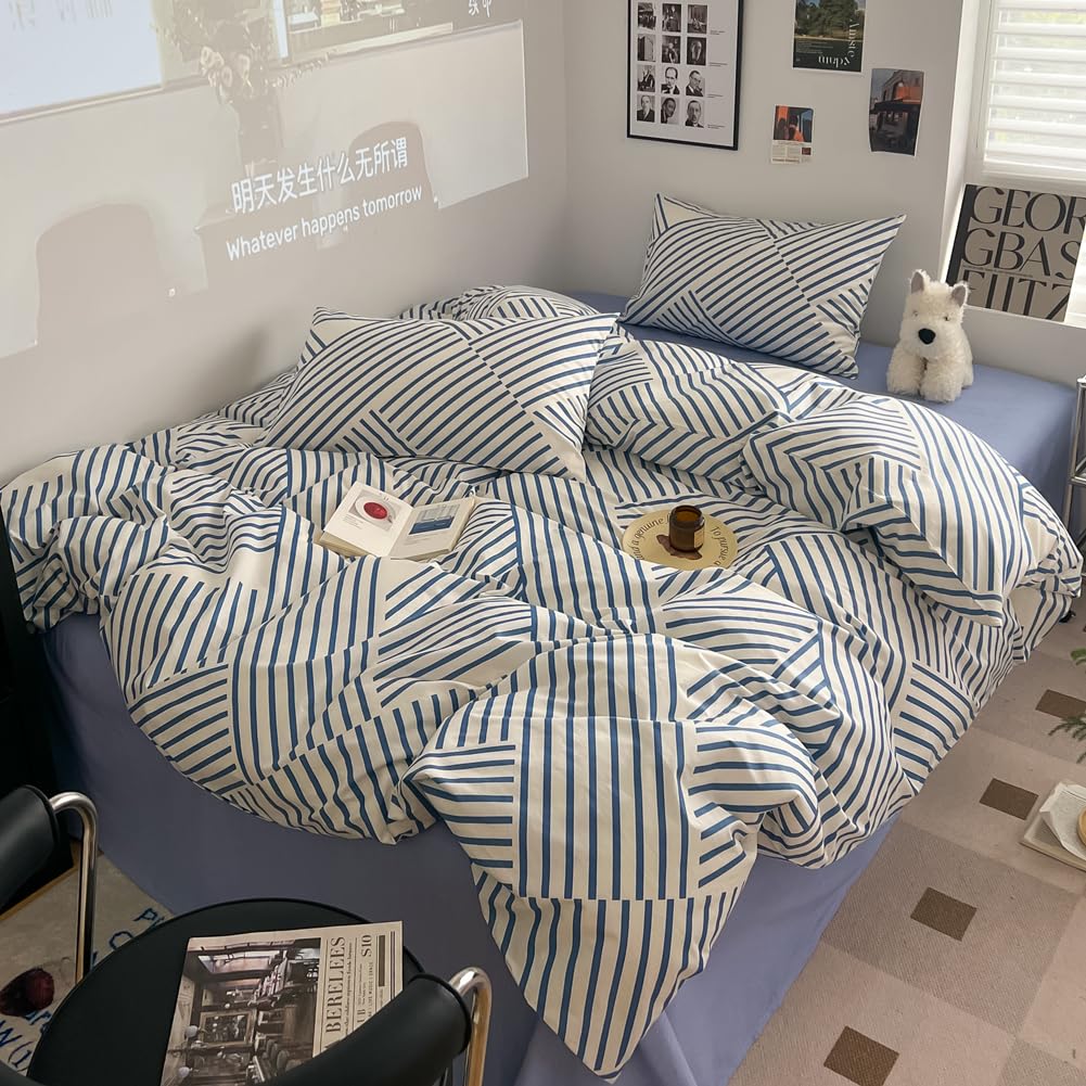 Amazon.com: LIWHENHAO Abstract Duvet Cover Set Queen 100