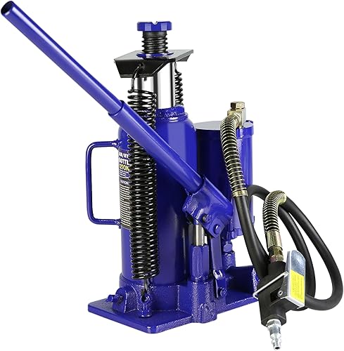 Miniatura 7 de Gato de botella hidráulica de aire neumático, 12 toneladas24,000 libras, todo soldado con autógena, rango de elevación de 10.2-20.1 pulgadas, con