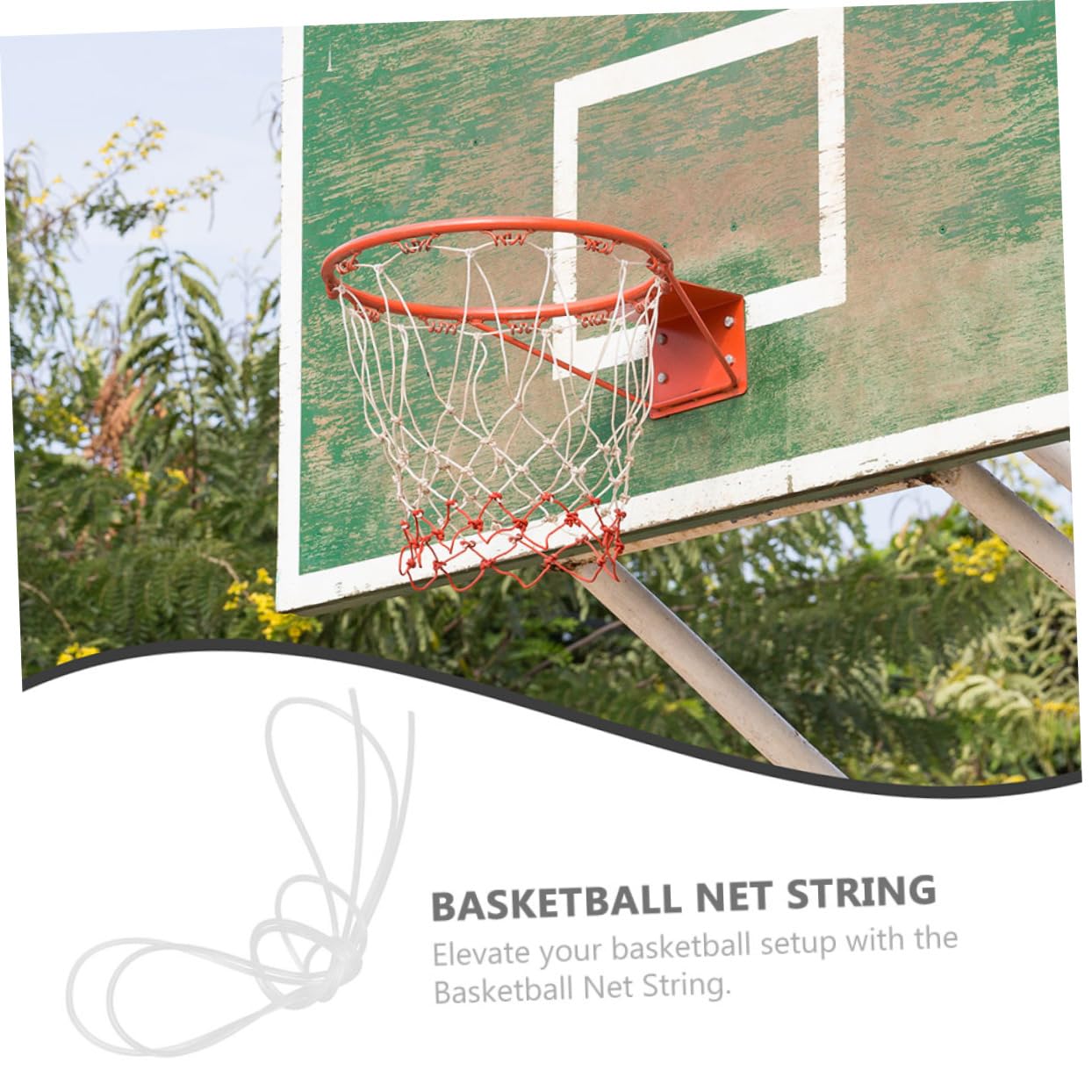 Anneome Durable Nylon Basketball Hoop Net String Replacement Threading for Hoops