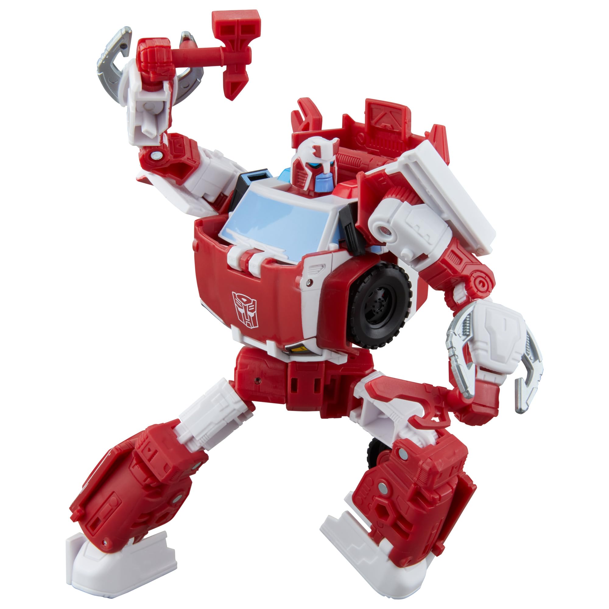 Autobot Ratchet z kolekcji Transformers: Age of the Primes, 14,5-centymetrowa przekształcająca się figurka klasy Deluxe, zabawkowe roboty dla dzieci w wieku od 8 lat