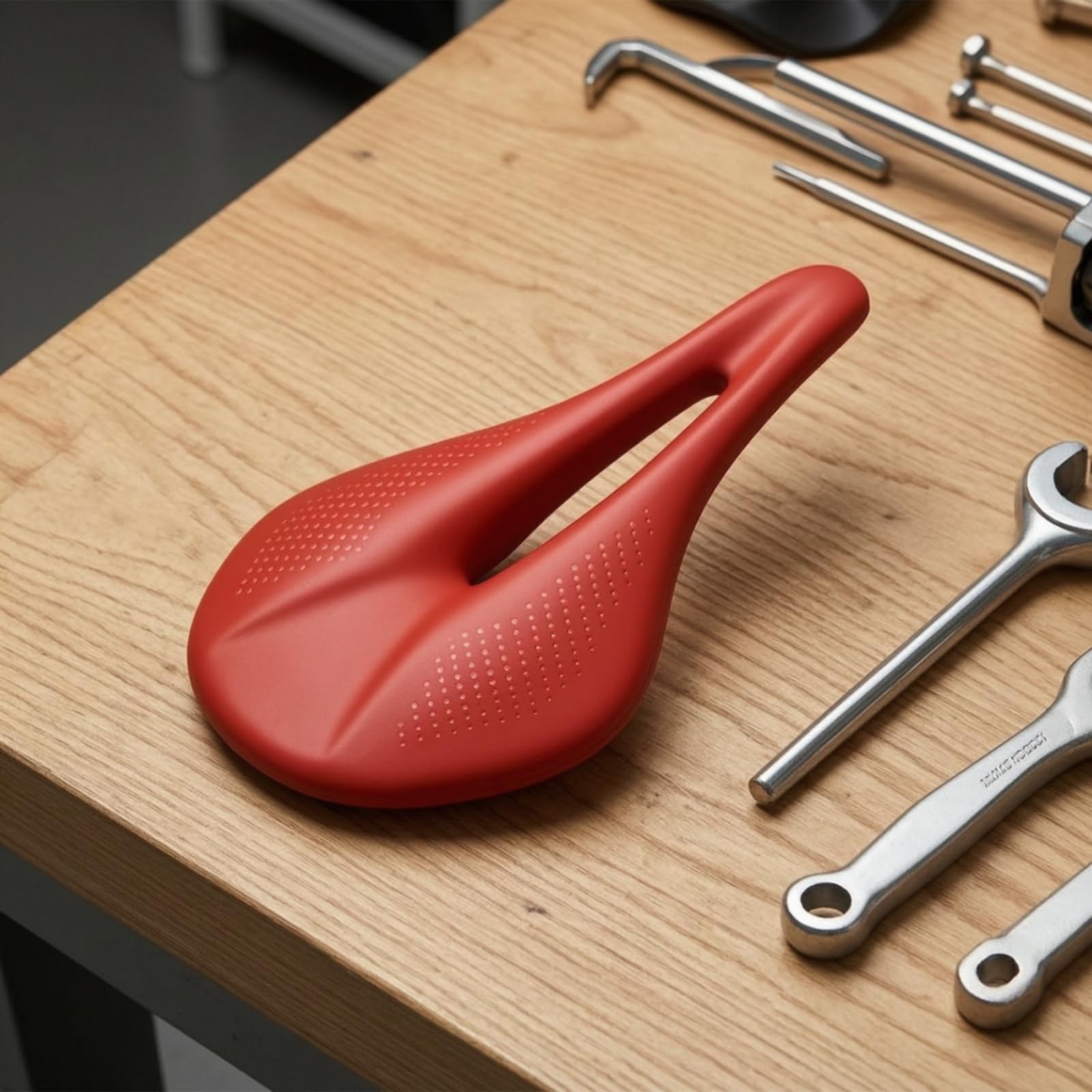 LOVIVER Sella con Foro Centrale Ergonomica Sella con Foro Confortevole Sellino Antiprostata per Ciclismo
