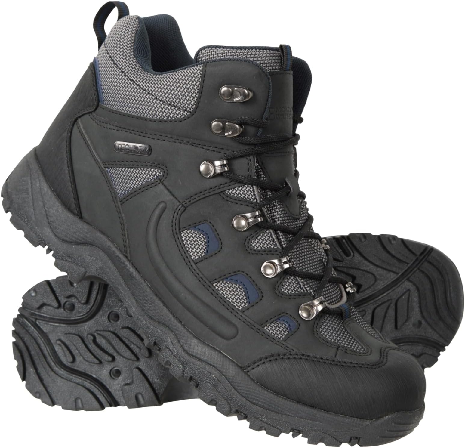 Adventurer Mens Waterproof Boots - IsoDry Shoes with Synthetic Upper, Mesh Lining, Deep Lugs & EVA Cushioning - Spring Summer, Hiking & Outdoors